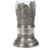 Image 4 : Set of Three Pewter and Glass Champagne Flutes