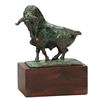 Image 1 : Patinated Bronze Model of a Longhorn Bull