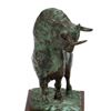 Image 2 : Patinated Bronze Model of a Longhorn Bull