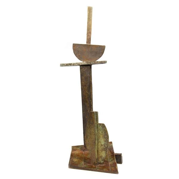 Abstract Bronze Sculpture