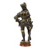 Image 4 : Bronze and gilt statue of a Medieval Warrior