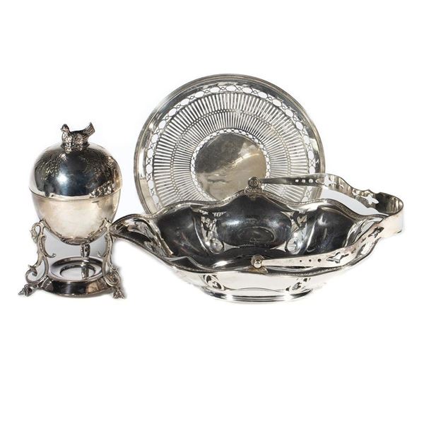 Victorian Style Silver Plate Serving Pieces