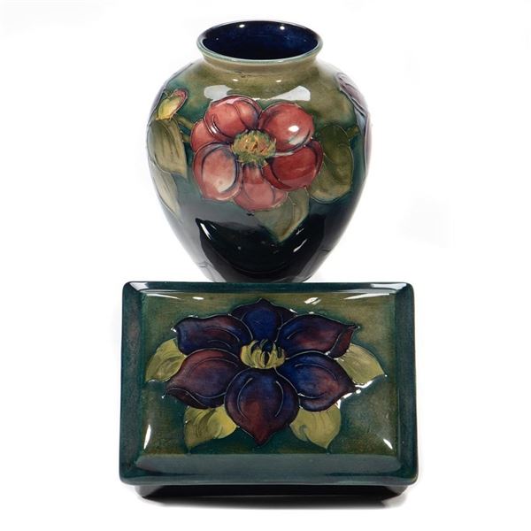 Moorcroft Pottery Covered Box