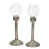 Image 1 : Pair Victorian Pewter Candlesticks