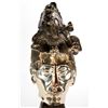 Image 2 : Silvered Bust of Aztec Warrior