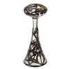 Image 5 : Art Nouveau Sterling Overlay Glass Vase