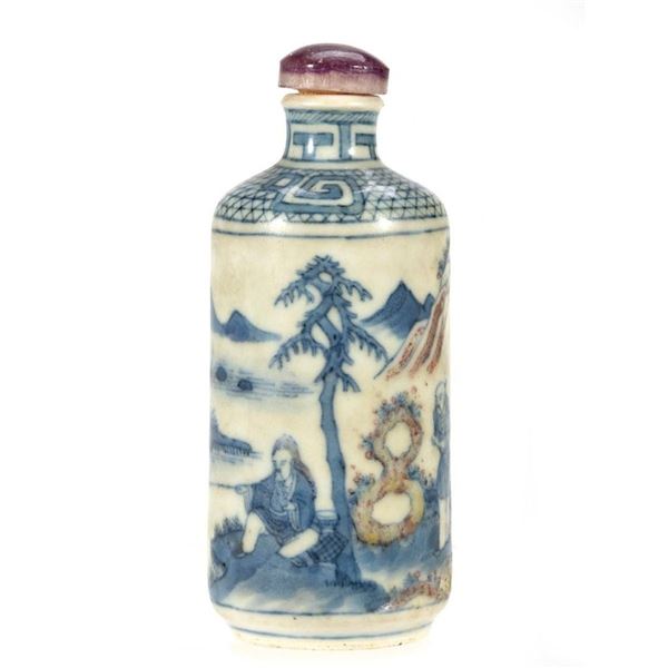 Chinese Ceramic Snuff Bottle