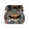 Image 6 : 19th Centry Asian Cloisonne Figural Vessel.