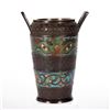 Image 6 : 19th Century Chinese Bronze and Cloisonne Enamel Urn