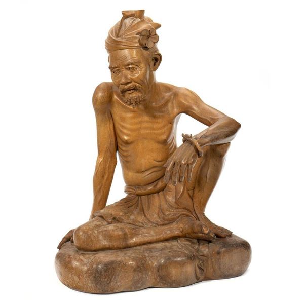 Balinese Carved Figure