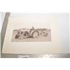 Image 1 : ANTIQUE PICTURE - TRACTOR WITH CAST WHEELS