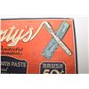 Image 2 : ANTIQUE TROLLEY CARD ADVERTISING SIGN MINTY'S TOOTHPASTE
