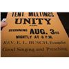 Image 2 : ANTIQUE UNITY SASKATCHEWAN REVIVAL POSTER