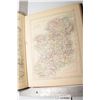 Image 4 : WOW ! ANTIQUE QUEEN VICTORIA ATLAS WITH 200 PAGES OF FRAMABLE MAP / PLATES