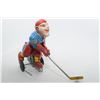 Image 2 : SCARCE VINTAGE NEAR MINT JAPAN LITHO TIN HOCKEY PLAYER WORKING TOY