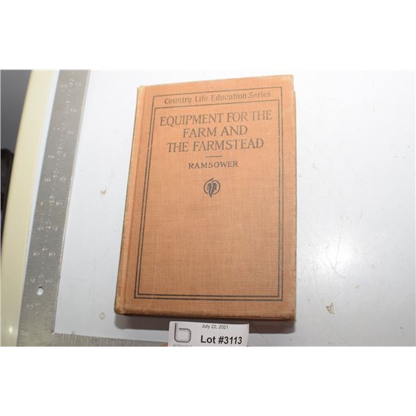 1917 EQUIPMENT FOR THE FARM BOOK