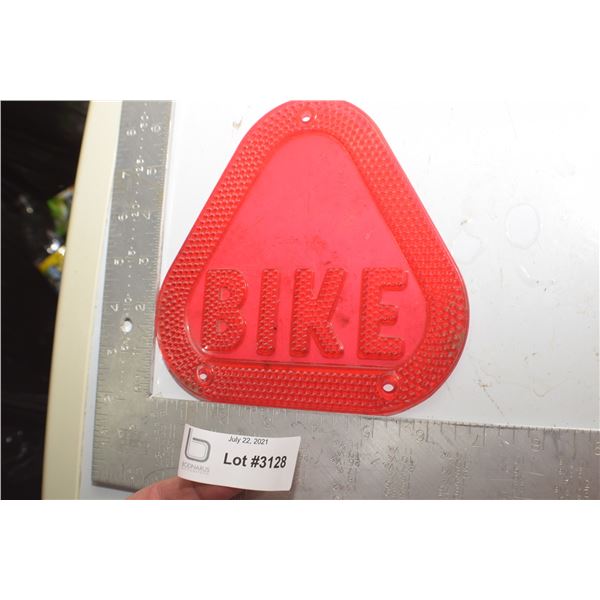 LARGE BICYCLE VINTAGE REFLECTOR