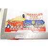 Image 1 : ANTIQUE STEEL HAROLDS CASINO RENO LICENSE PLATE TOPPER