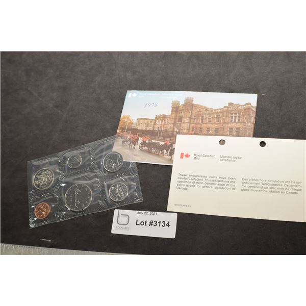 CANADA CANADIAN UNCIRCULATED COIN SET 1978