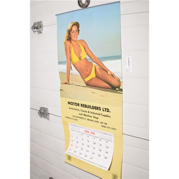VINTAGE PIN-UP CALENDAR