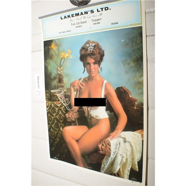 VINTAGE  NUDIE CALENDAR