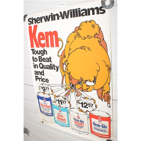 VINTAGE PAINT ADVERTISING POSTER