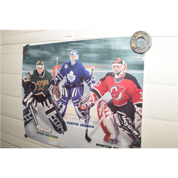 Vintage 90s NHL Original 6 Hockey Poster for Sale by EsperasVera