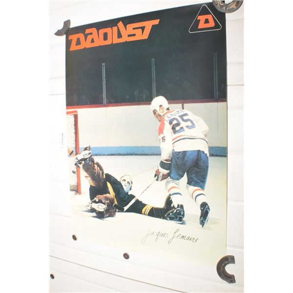 VINTAGE DAOUST SKATES NHL MONTREAL CANADIENS JACQUES LEMAIRE