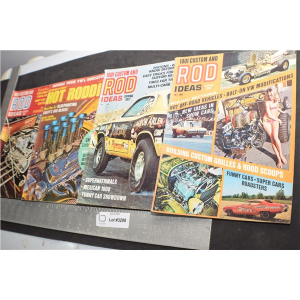 VINTAGE 1960s 70s  HOT ROD MAGAZINES