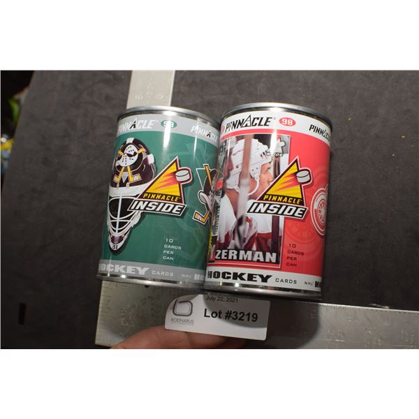 NOS PINNACLE HOCKEY CARDS IN CANS