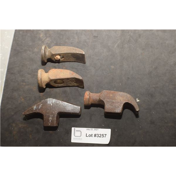 ANTIQUE TOOLS  ----------------  ASSORTED HAMMER HEAD LOT
