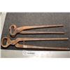 Image 1 : ANTIQUE BLACKSMITH FORGE NIPPERS