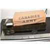 Image 1 : SCARCE CANADA ARMY LUMAR PRESSED STEEL MILITARY TOY TRUCK