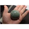 Image 2 : ANTIQUE HEAVY JADE BALLS IN MOHAIR BOX CHINESE