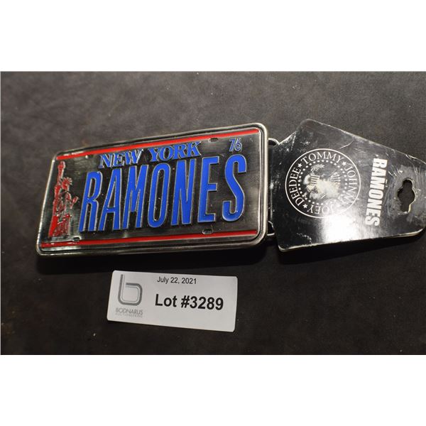 NOS RAMONES  BELT BUCKLE