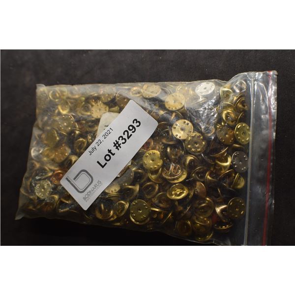 100 PINS BACKING FASTENERS