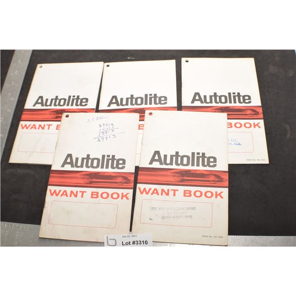 FORD AUTOLITE NOTEBOOKS ANTIQUE