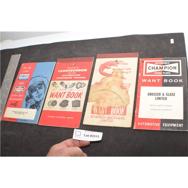 FORD / CHAMPION SPARK PLUG  NOTEBOOKS ANTIQUE