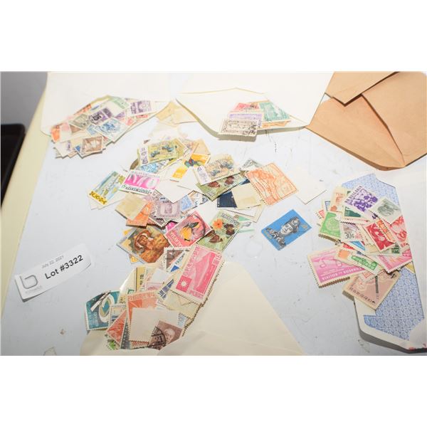 ANTIQUE ESTATE POSTAGE STAMP LOT