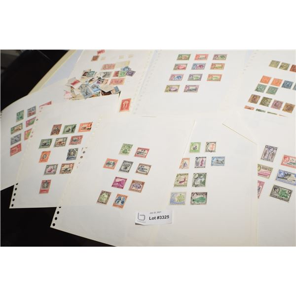 ANTIQUE ESTATE POSTAGE STAMP LOT