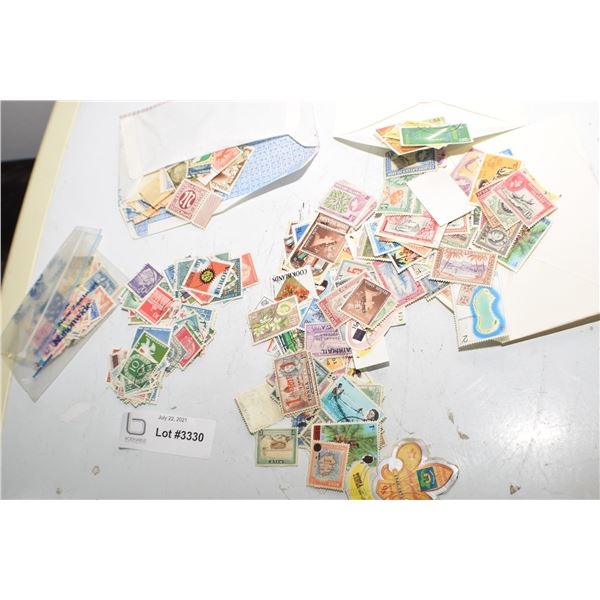 ANTIQUE ESTATE POSTAGE STAMP LOT