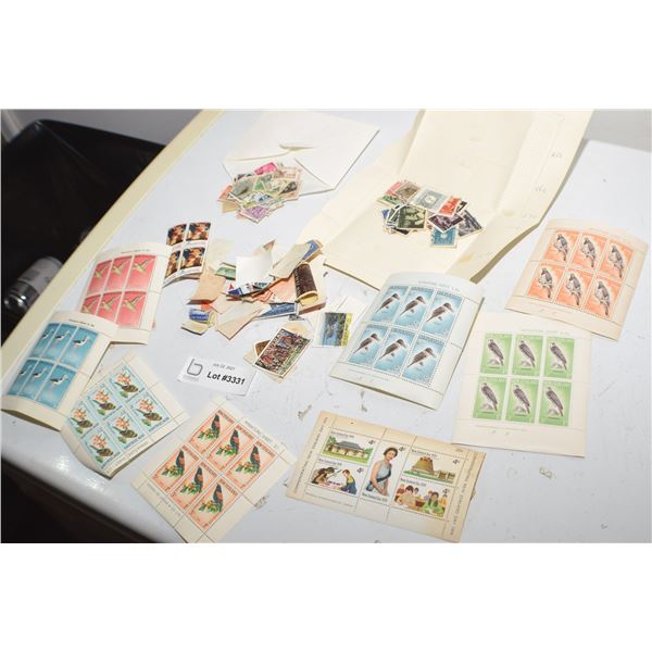 ANTIQUE ESTATE POSTAGE STAMP LOT