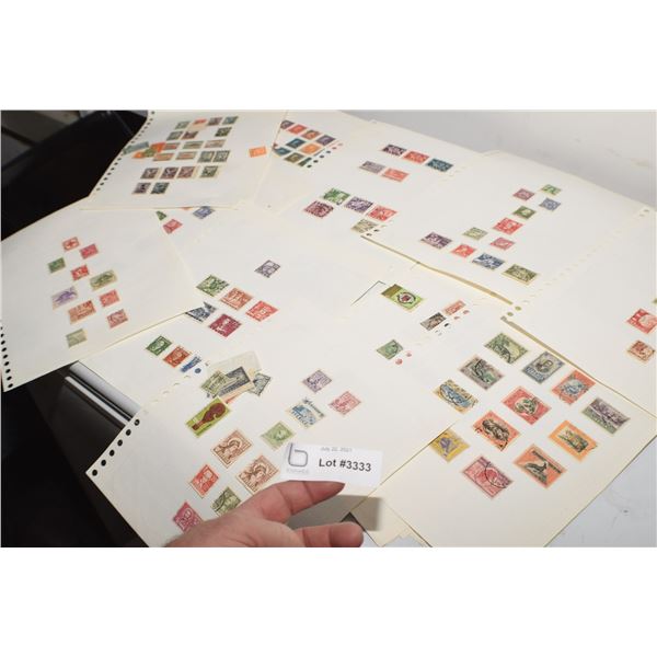 ANTIQUE ESTATE POSTAGE STAMP LOT