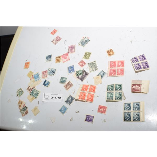 ANTIQUE ESTATE POSTAGE STAMP LOT HITLER NAZI