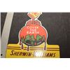 Image 2 : HEAVY PORCELAIN STEEL ADVERTISING FANTASY SIGN......SHERWIN WILLIAMS PAINT