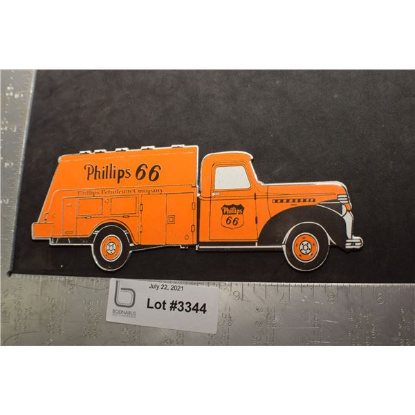 HEAVY PORCELAIN STEEL ADVERTISING FANTASY SIGN......PHILLIPS 66 OIL