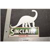 Image 1 : HEAVY PORCELAIN STEEL ADVERTISING FANTASY SIGN......  SINCLAIR MOTOR OIL