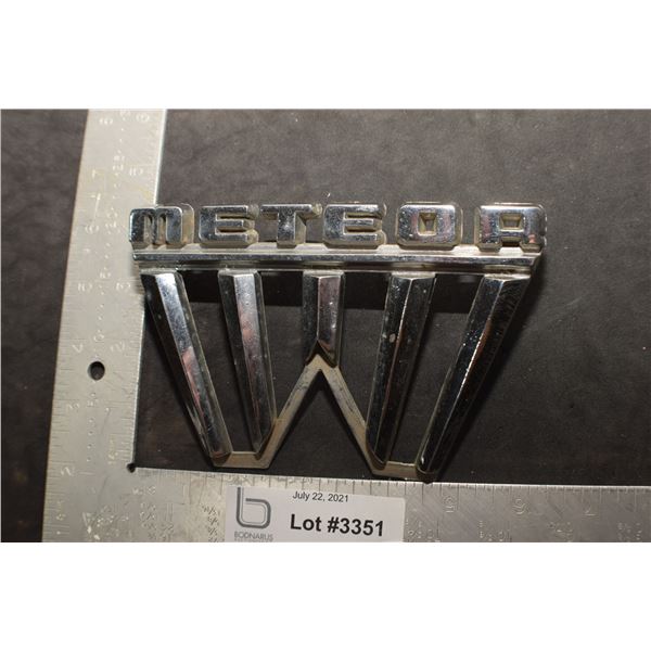 AUTOMOTIVE ANTIQUE SCRIPT EMBLEM ....METEOR