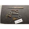 Image 1 : SCYTHE TOOL , CLOCK KEY , SLATE PENCIL , COLLAR HOOK ETC