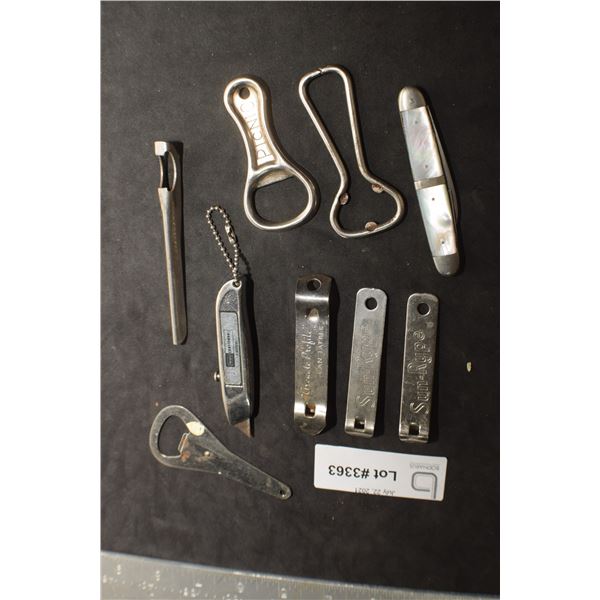 BOTTLE OPENERS ETC